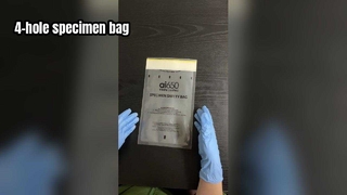 Bolsa para muestras de 4 orificios sin bolsa absorbente