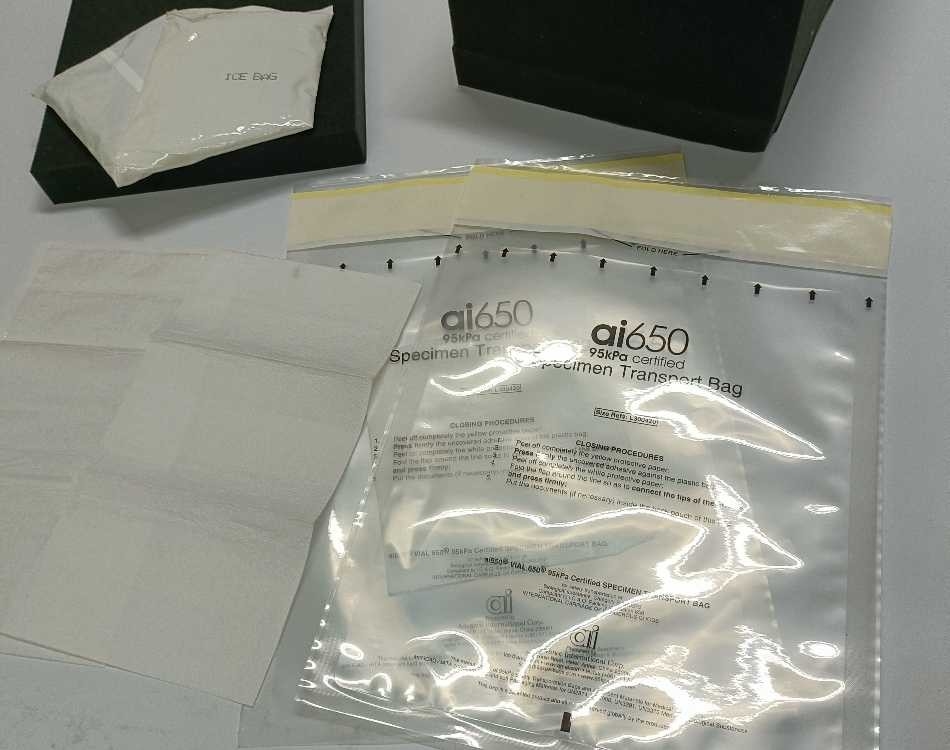 Bolsa de transporte de muestras biológicas 95kpa 100% tipo plástico LDPE