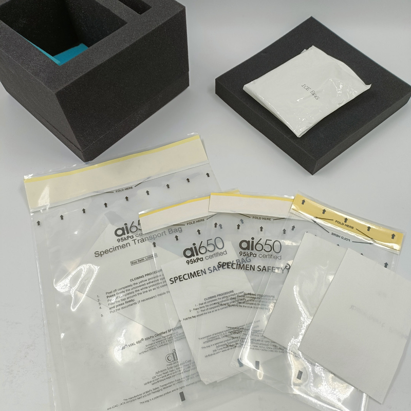 4 bolsos de Mil Seal Top Specimen Lab para el precio al por mayor de empaquetado de envío de los especímenes