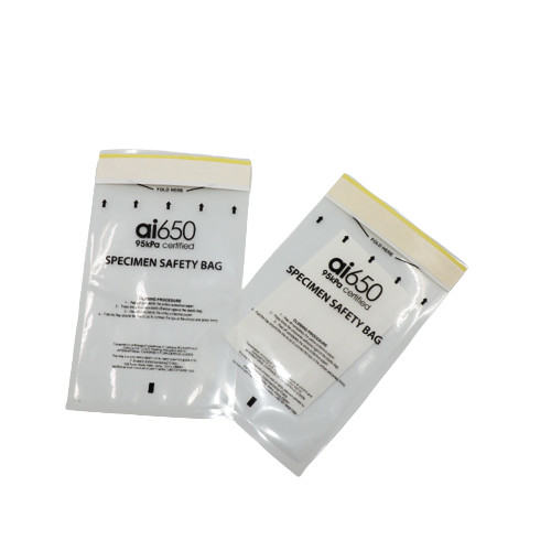 3 / 2 bolsos citotóxicos del transporte del espécimen del Biohazard de la pared 95kpa con absorben el cojín