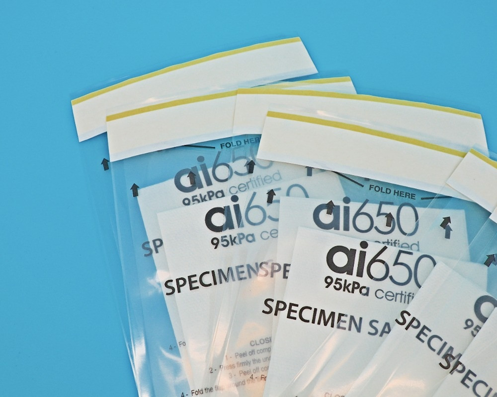 Bolsas de LDPE de 95 kPa con tapa de cremallera de alta absorción para la recogida de muestras de orina