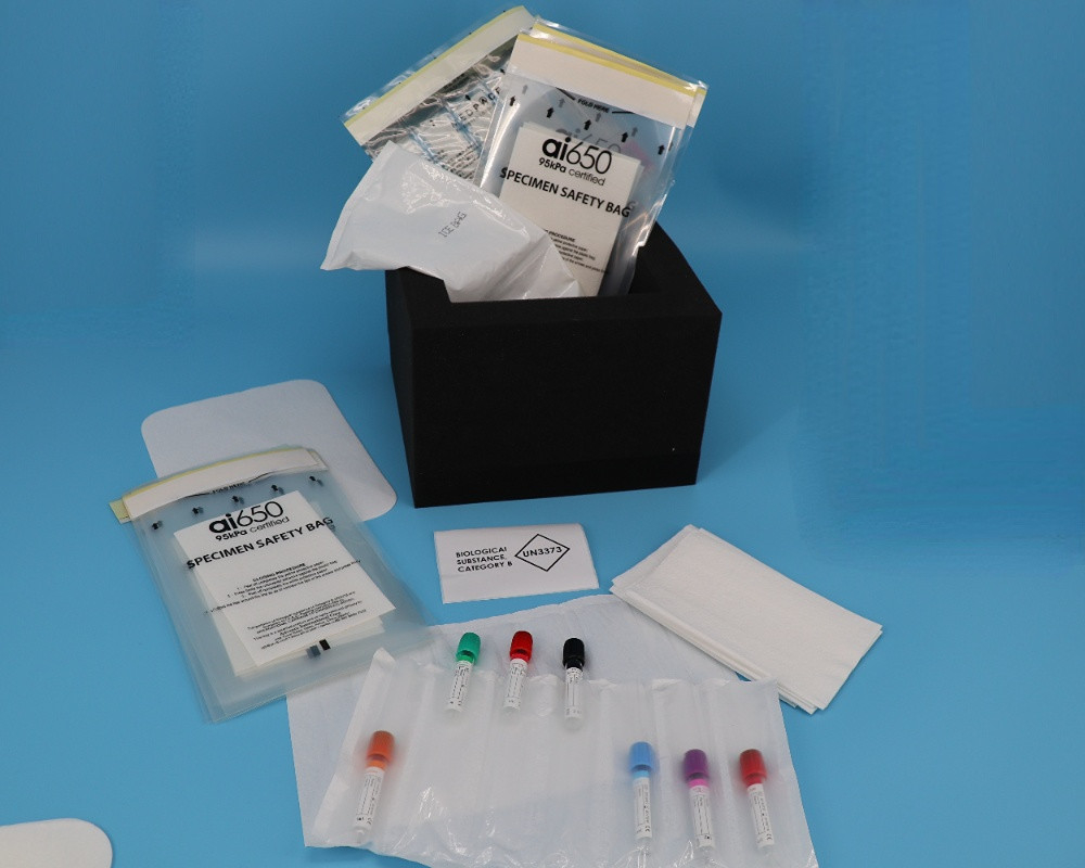 95 kPa Vial criogénico de laboratorio Kit para almacenamiento y transporte