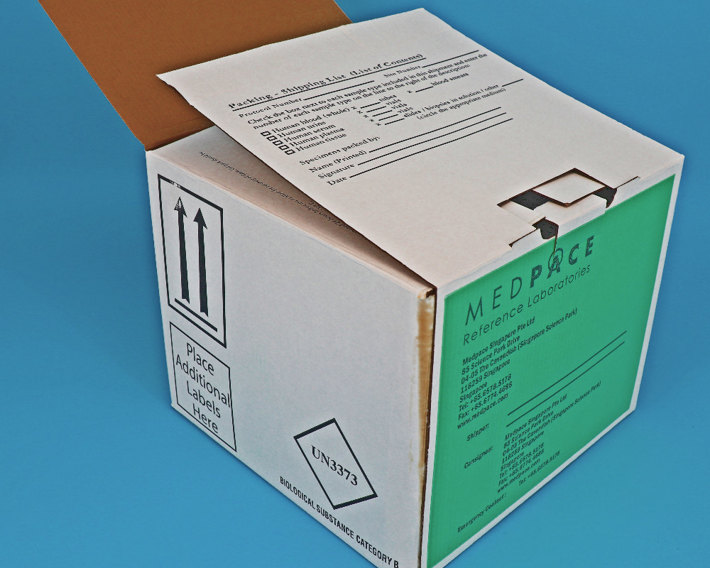 AI650 95kPa Bolsas de muestras Laboratorio de ensayo de ensayo de muestras de transporte