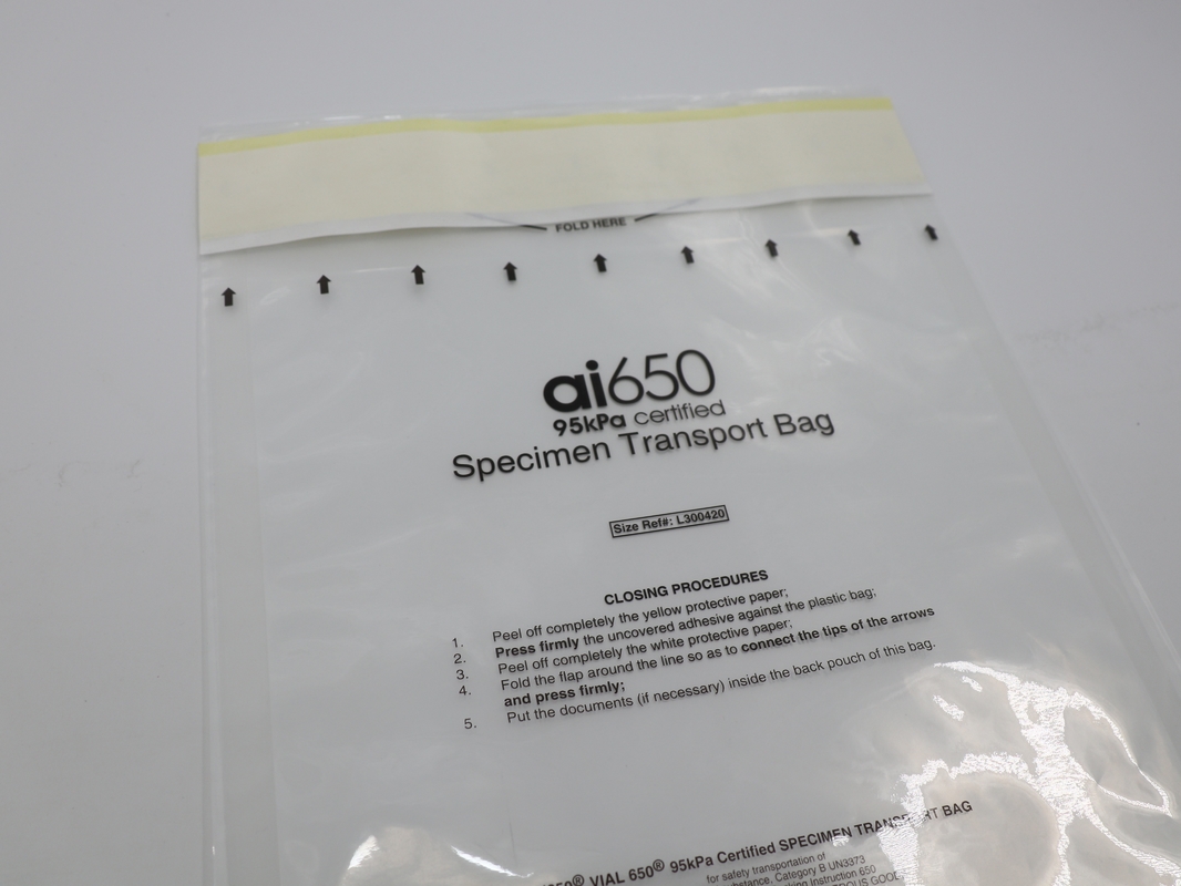 Bolsas de plástico de 95 KPa 6 x 6 pulgadas 240 ml y almohadillas de absorción Color blanco