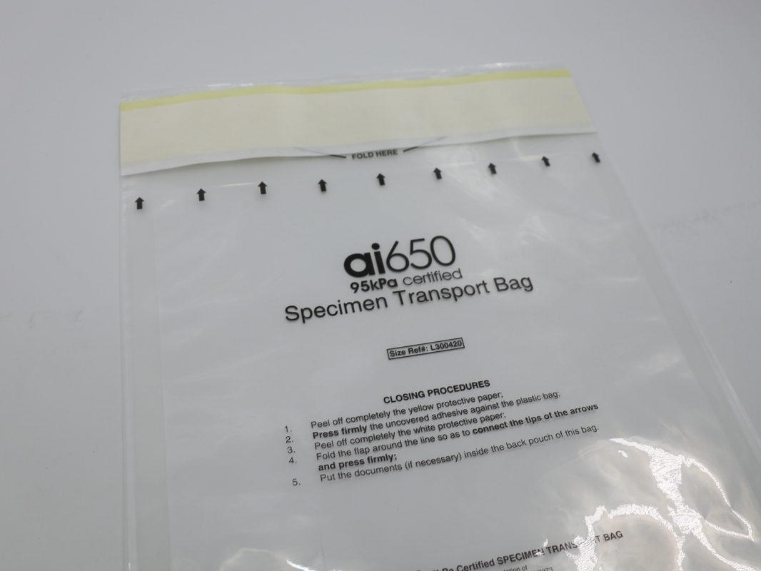 Bolsas de plástico de 95 KPa 6 x 6 pulgadas 240 ml y almohadillas de absorción Color blanco
