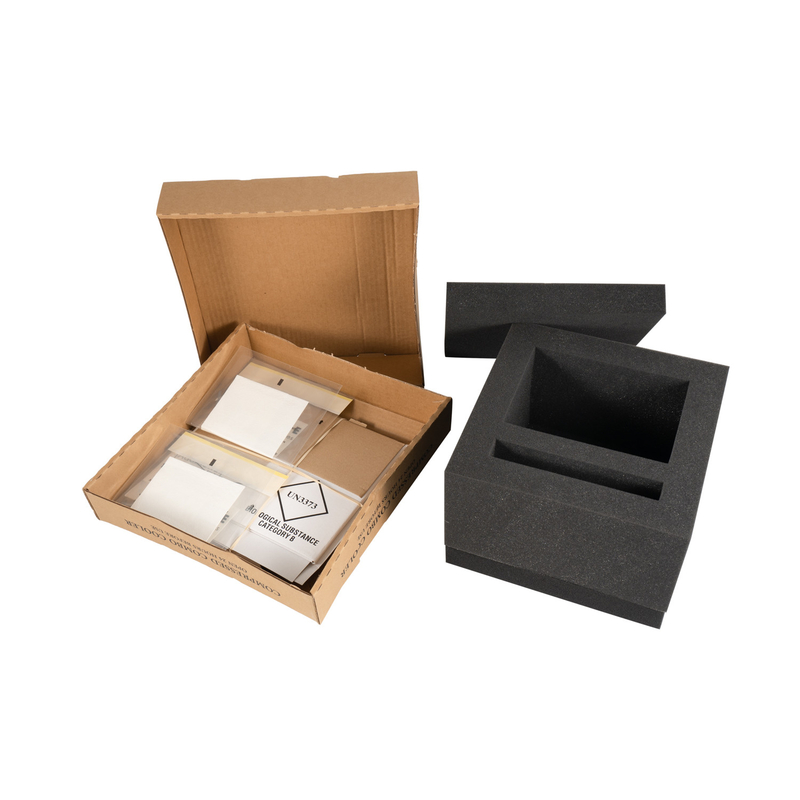 Caja de transporte de muestras de sangre de 95 kPa Kit de recogida para el embalaje de las muestras a probar