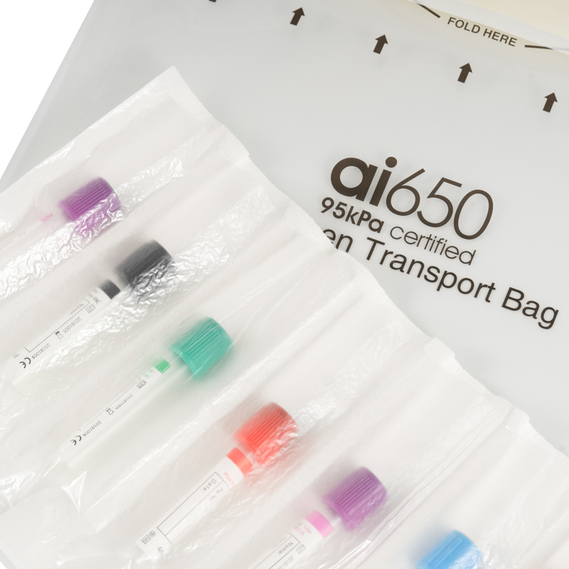 Bolsas médicas desechables de silicona de 95 kPa para recolección de sangre