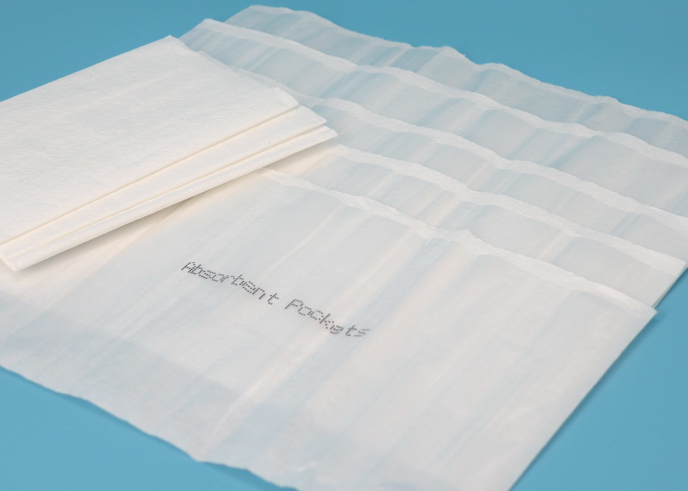 Caja de caída de muestras de absorción Rolos de manga blanca ligeros para una durabilidad duradera