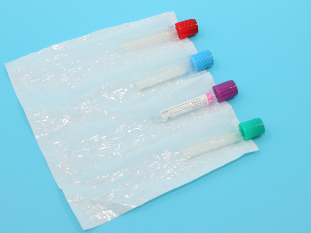 95 kPa Tubos de suero de torniquete de recolección de sangre 4 ranuras de manguera de bolsillo absorbente 2400pcs/paquete para productos químicos