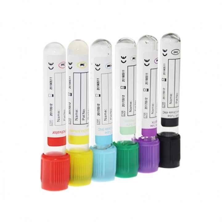 Tubo centrífugo de muestra de suero de laboratorio, tubos de heparina 3 ml-9 ml con fondo redondo.