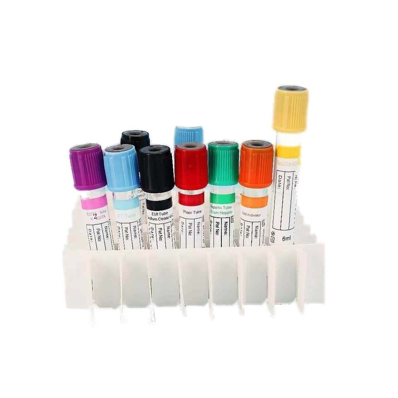 Tubo centrífugo de muestra de suero de laboratorio, tubos de heparina 3 ml-9 ml con fondo redondo.