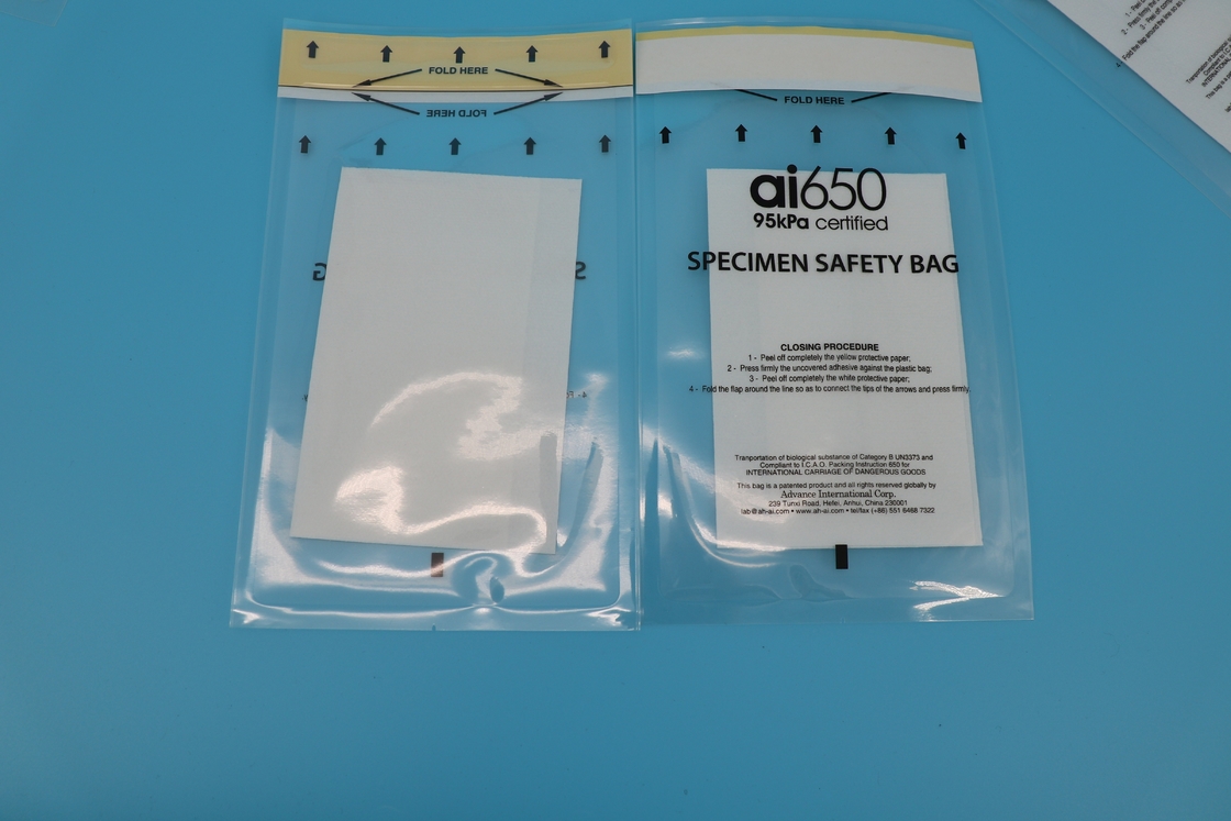 Bolsa de transporte de muestras de 95 kPa con tamaño 6