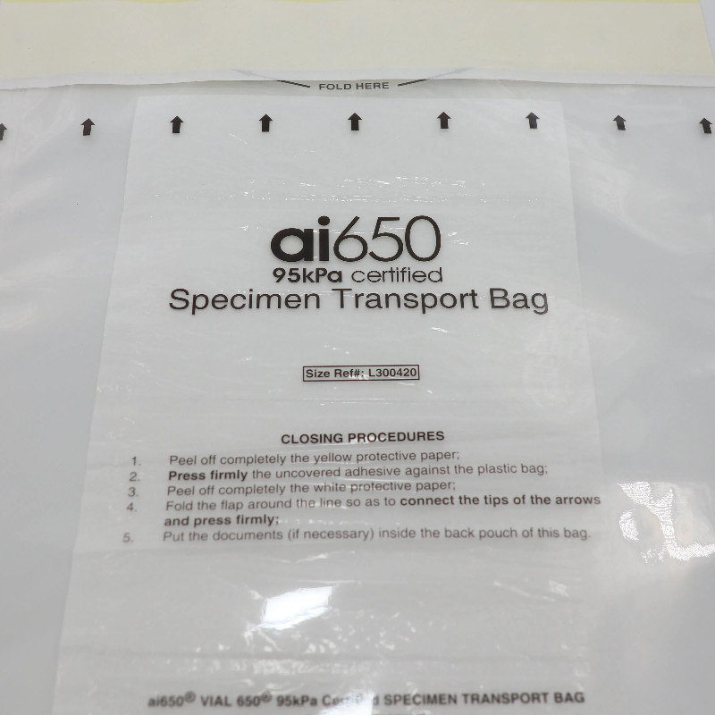 # L30042095 Bolsas de transporte de seguridad KPa para el transporte de muestras médicas, clínicas o de diagnóstico OD 300 mm X 420 mm