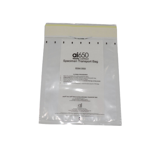 Muestra estéril Bolsas médicas para riesgos biológicos Bolsa de transporte de muestras Bolsa de documentos Bolsa de plástico Bolsa con cremallera