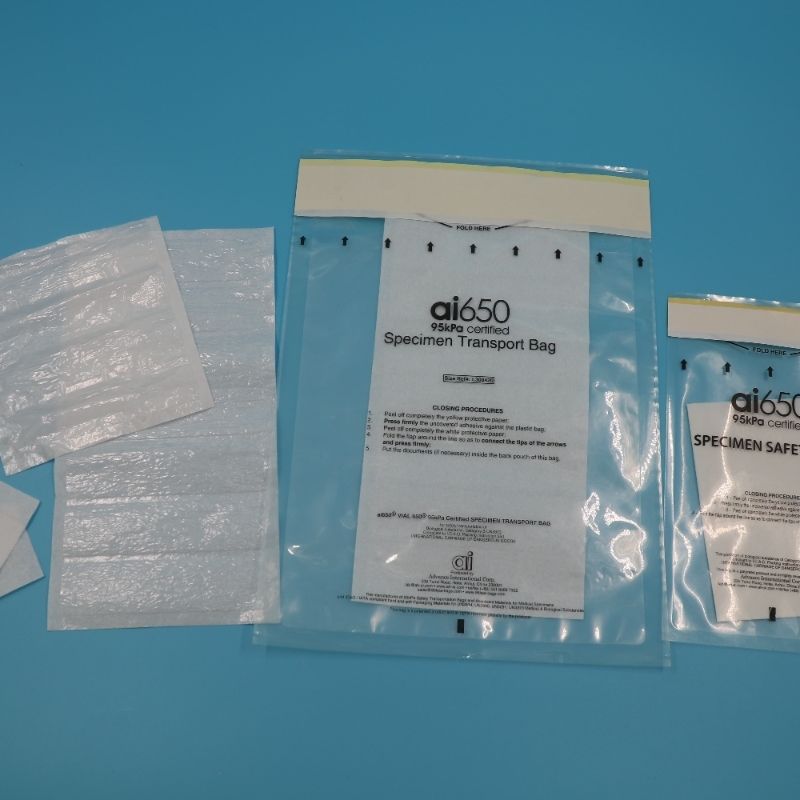 Bolsas de transporte de muestras médicas certificadas de 95 kPa para el envío de muestras de laboratorio