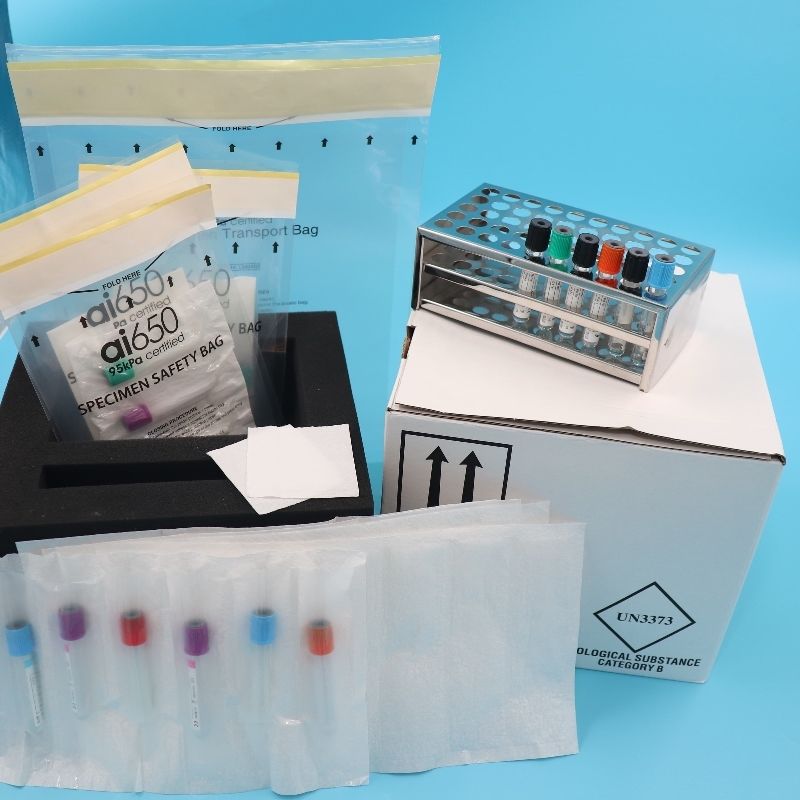 Bolsas de transporte de muestras de laboratorio AIC Asegurar bolsas de muestras de 95 KPa para el manejo seguro de materiales de riesgo biológico