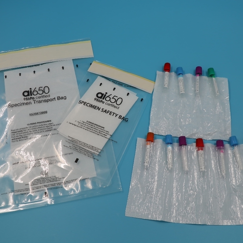 Kit de derrame de riesgo biológico con resistencia a la presión de 95 kPa y 7 bolsillos absorbentes ranurados de 330 mm x 170 mm