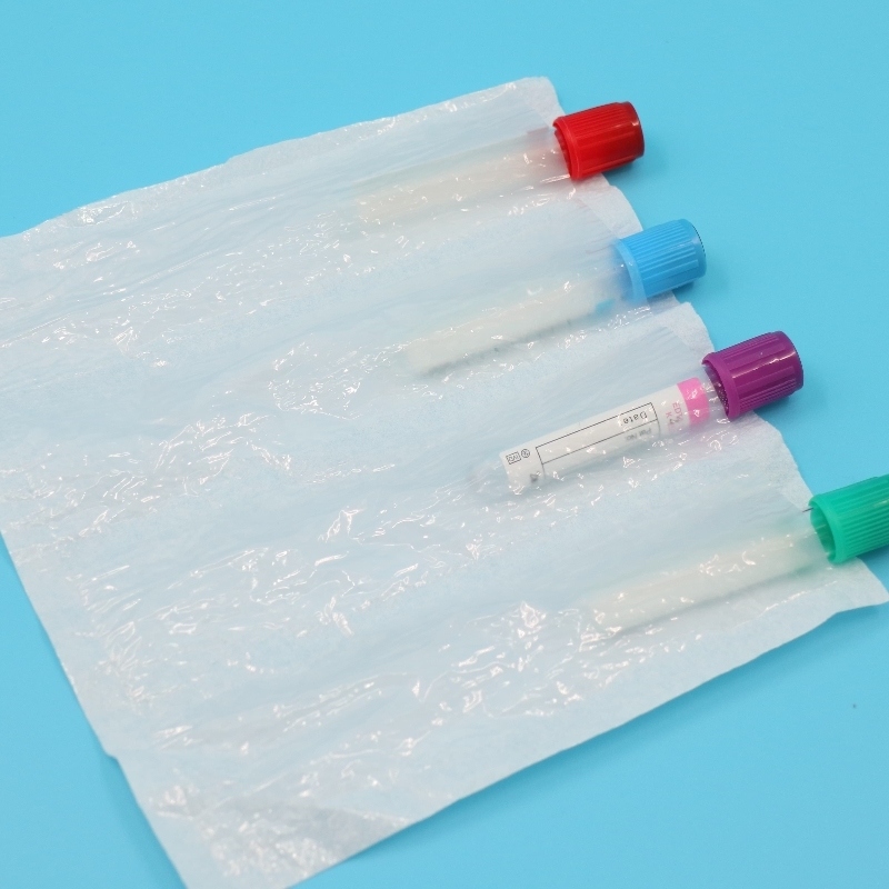 Leak-Proof 4 Slot Absorbent Sleeves For Secure Medical Sample Transport & Organization