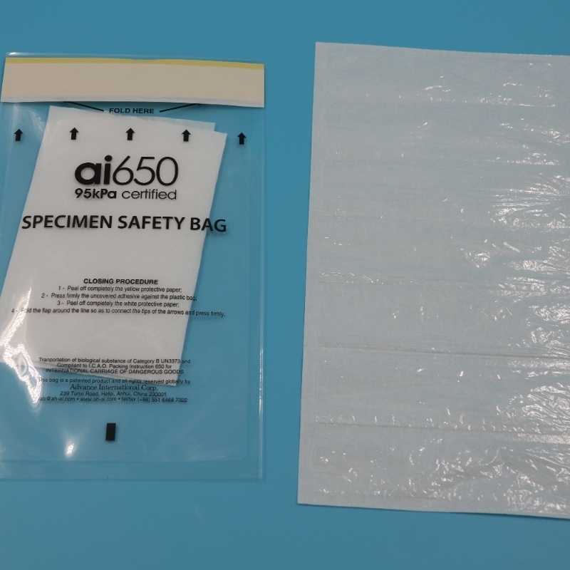 Mangas absorbentes para especímenes ideales para uso en laboratorio con opciones de bolsa multiranura para seguridad