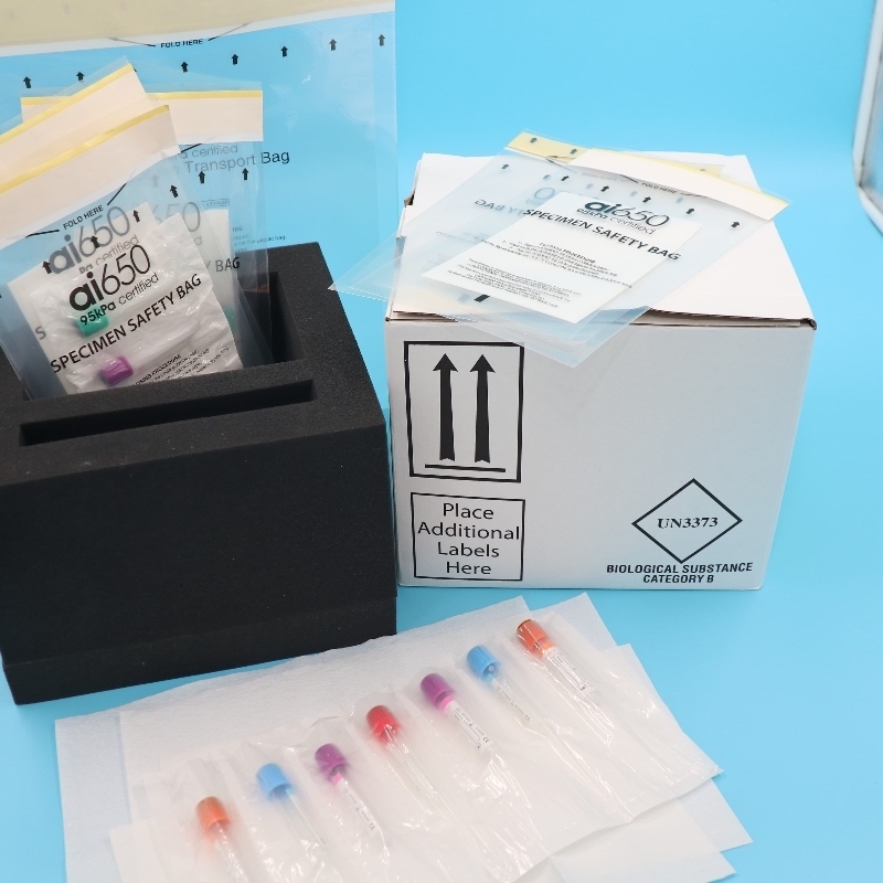 Bolsa de transporte conforme a 95 kPa - Bolsa segura para el transporte de muestras para uso médico y de laboratorio