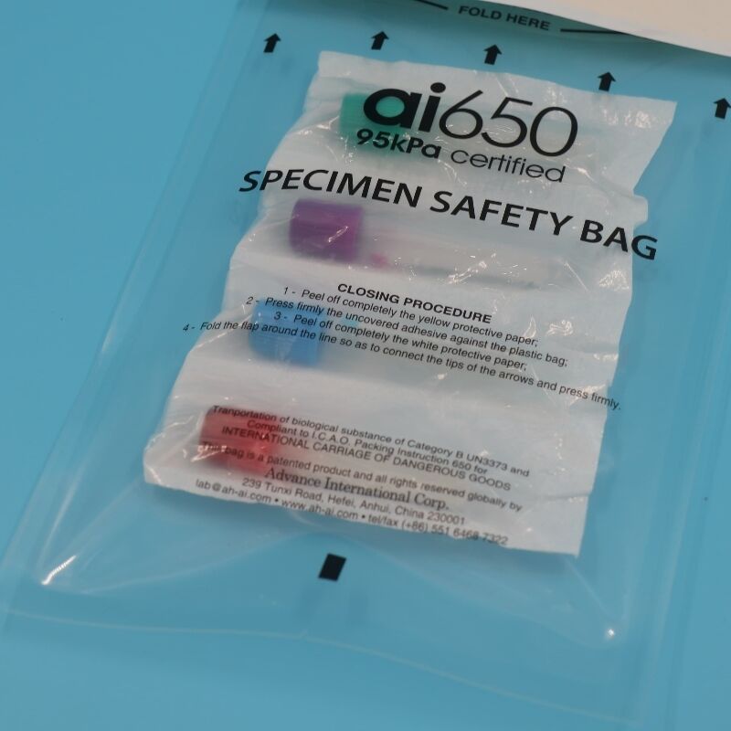 Kit de transporte de muestras de laboratorio y médico - Bolsa de seguridad a prueba de fugas 95 kPa para sangre, muestras patológicas