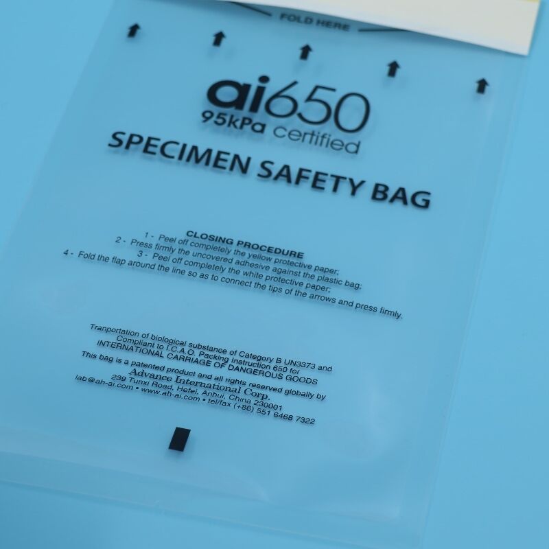 Bolsas de transporte de muestras aisladas con bolsa absorbente para el almacenamiento de muestras de sangre sensibles a la temperatura y el transporte de laboratorio de riesgo biológico