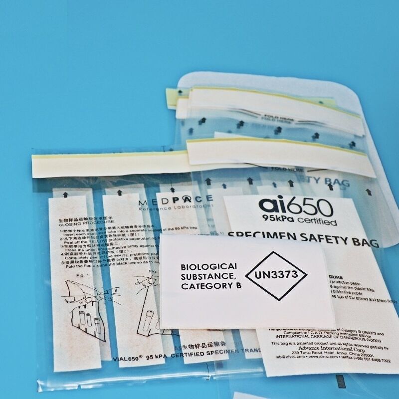 Bolsas Desechables 95kpa Profesionales Bolsas de Transporte 95kpa Bolsas de Sellado con Cierre Hermético Transparentes para Almacenamiento, Envío y Uso General