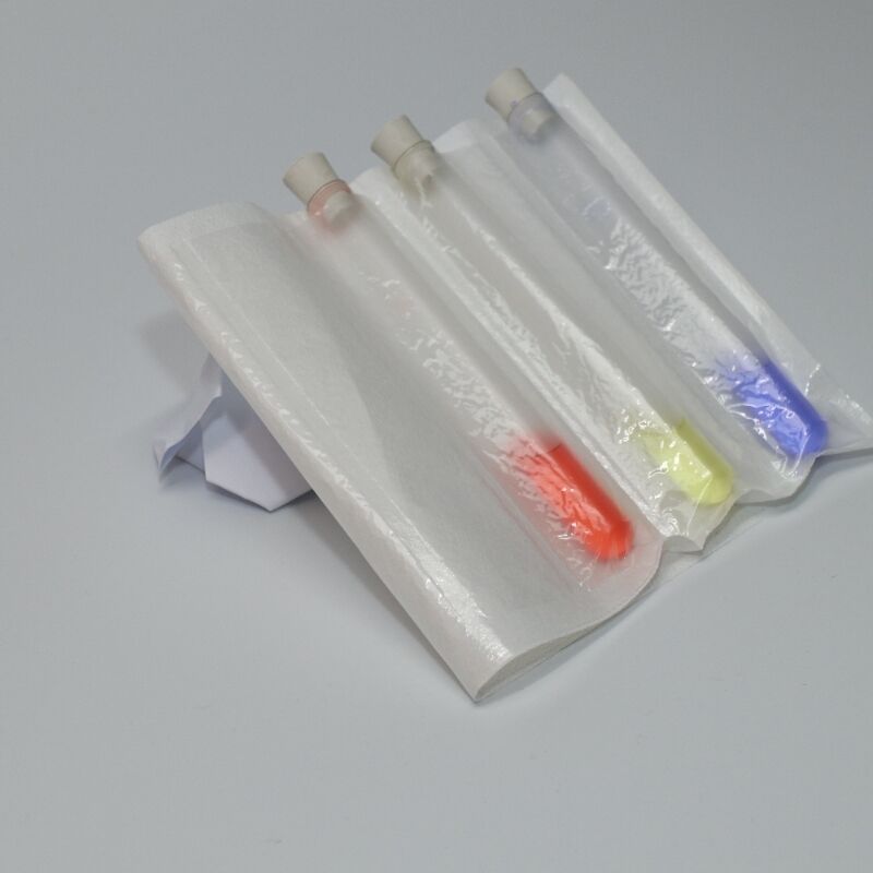 Bolsillo Absorbente Médico Mangas Absorbentes Ranuradas y Soporte de Tubo Absorbente Almohadilla Absorbente Estéril para Uso en Laboratorio y Médico