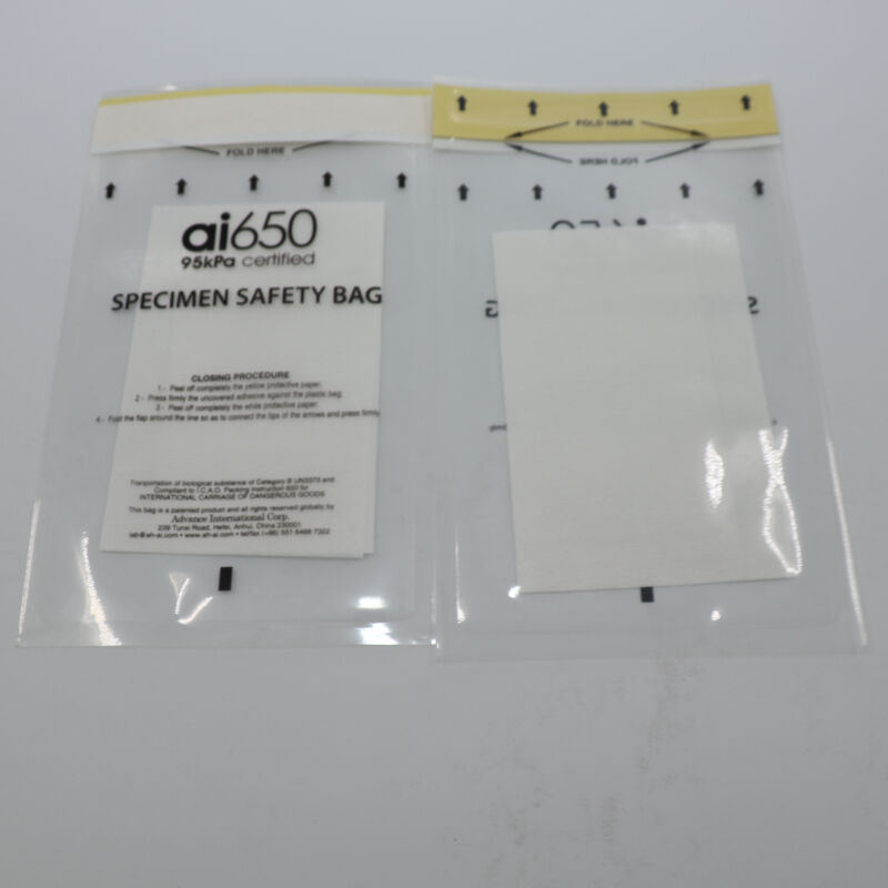 Medical Transport Bag – 95kPa Specimen Bag, Biohazard Specimen Bag, Disposable Biohazard Bag For Lab