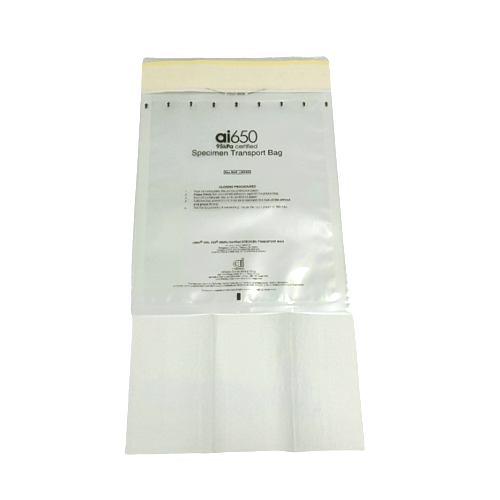 Bolsa de muestras de 95kpa con caja de transporte de refrigerante y manchas absorbentes de varios tamaños para envases de cadena de frío