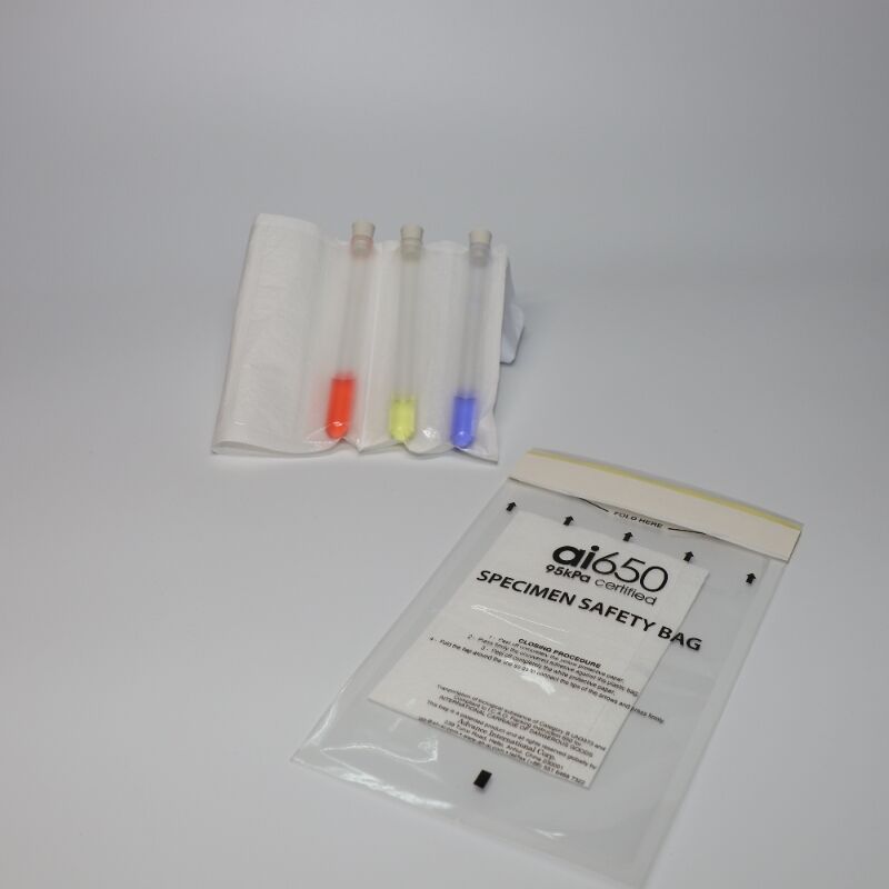 Medical Sample Transport Absorbent Pad – Specimen Collection & Transportation Absorbent Pouch, Biohazard Safe, OEM Custom Available