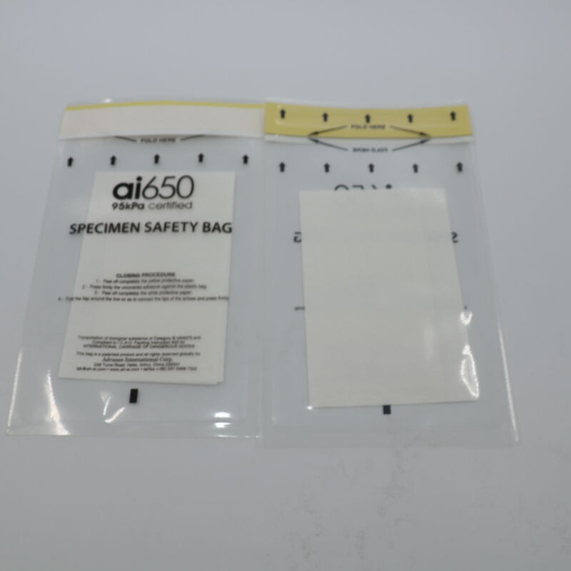 Almohadillas y bolsas absorbentes al por mayor para el transporte de muestras Almohadilla absorbente de muestras biológicas desechable, certificada 95 kPa, directo de fábrica