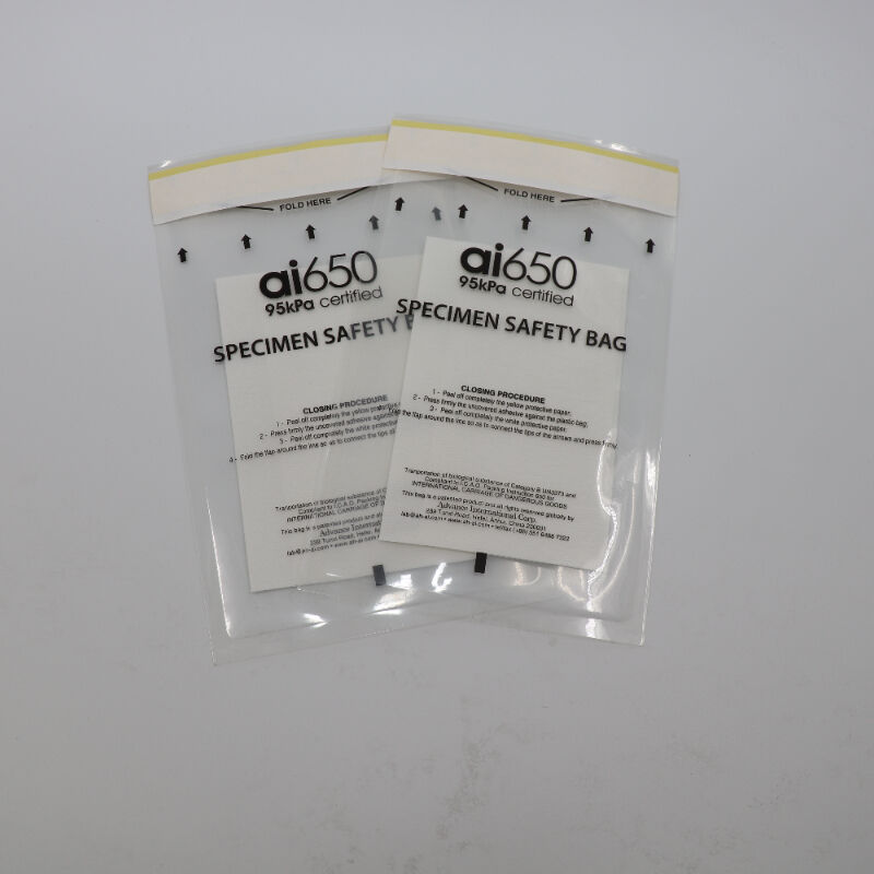 4/7 Sleeve de bolsillo absorbente con ranuras de grado médico desechable para el transporte de muestras y muestras