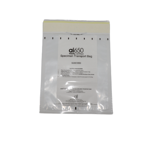 Funda Absorbente de Bolsillo para Transporte de Muestras de Laboratorio Médico de 7 Compartimentos
