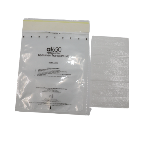Bolsa Absorbente de 4 y 7 Ranuras para Kits de Transporte de Recolección de Muestras