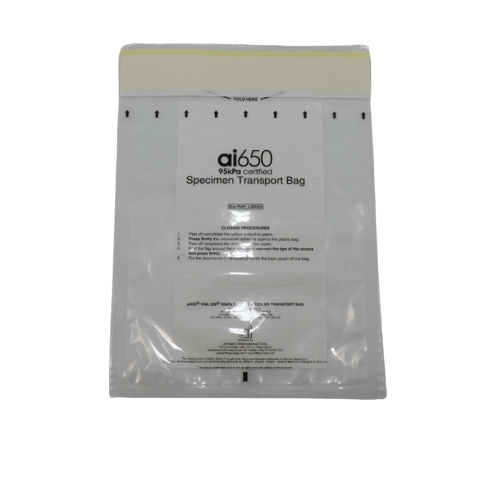 Tubo de muestra médica desechable con bolsillo absorbente, alta absorbencia, 4 ranuras para uso en laboratorio y biohazard