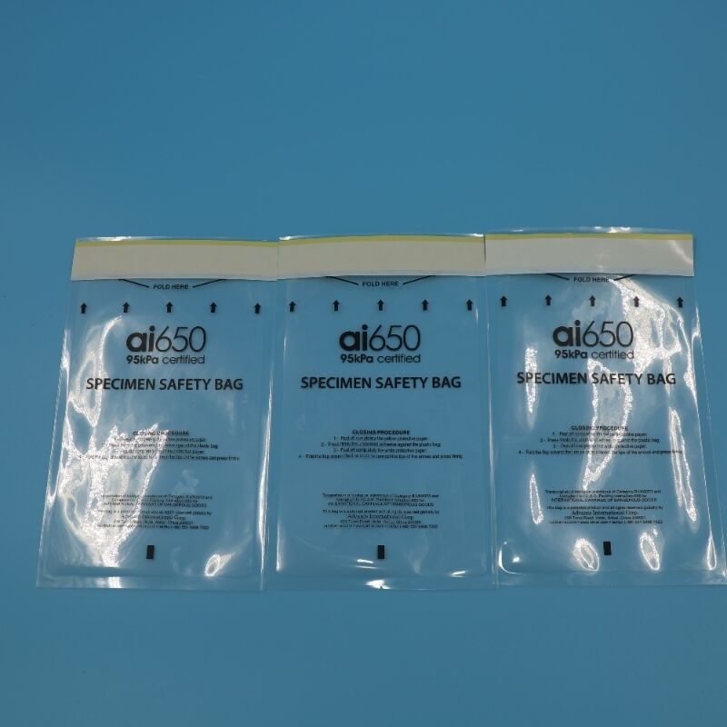Blood Specimen Transport Bag, Biohazard Specimen Bag, 95kPa High Pressure Specimen Bag, UN3373 PI650 Package