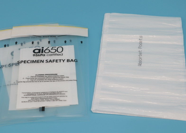 Bolsa hermética bolso/95kpa del transporte del espécimen de AI650 95kPa para el laboratorio